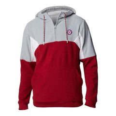 Washington Nationals Men's Lodge Fleece Quarter-Zip Hoodie - Red | Columbia