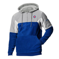 Chicago Cubs Men's Lodge Fleece Quarter-Zip Hoodie - Royal | Columbia
