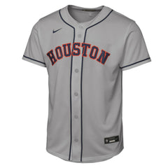 Jose Altuve Houston Astros Youth Road Replica Jersey - Gray | Nike