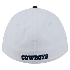 Dallas Cowboys New Era Patch 39THIRTY A-Frame M-Crown Perforated Flex Hat - White/Navy sale