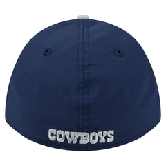 Dallas Cowboys Rope M-Crown A-Frame 39THIRTY Flex Hat - Navy/Silver for sale