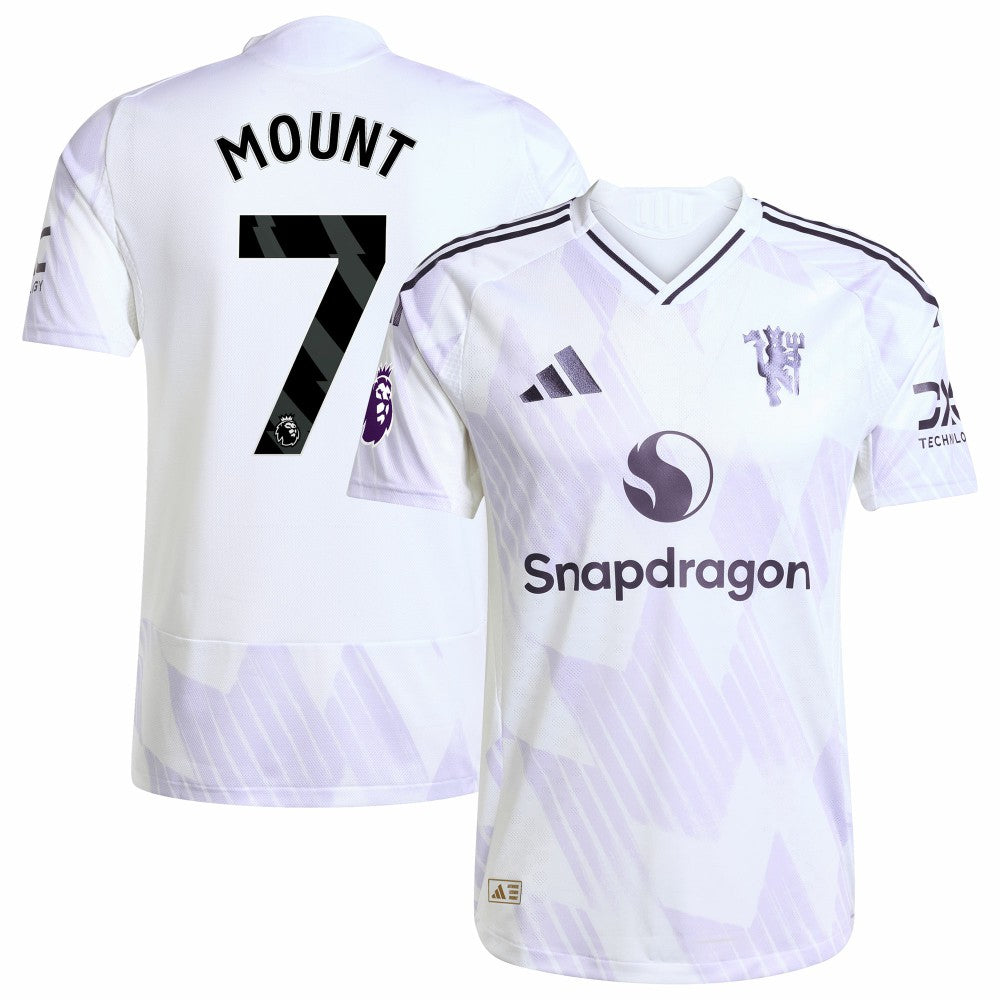 Mason Mount Manchester United 2025/26 Away Player Jersey - White | Adidas for sale