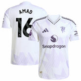 Amad Diallo Manchester United 2025/26 Away Player Jersey - White | Adidas outlet