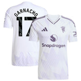 Alejandro Garnacho Manchester United 2025/26 Away Replica Player Jersey - White | Adidas online
