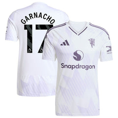 Alejandro Garnacho Manchester United 2025/26 Away Replica Player Jersey - White | Adidas online