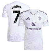 Mason Mount Manchester United 2025/26 Away Replica Player Jersey - White | Adidas for sale