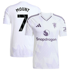 Mason Mount Manchester United 2025/26 Away Replica Player Jersey - White | Adidas for sale