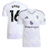 Amad Diallo Manchester United 2025/26 Away Replica Player Jersey - White | Adidas sale
