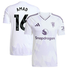 Amad Diallo Manchester United 2025/26 Away Replica Player Jersey - White | Adidas sale