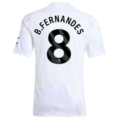 Bruno Fernandes Manchester United Youth 2025/26 Away Replica Player Jersey - White | Adidas online