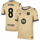 Pedri Barcelona 2025/26 Away Stadium Replica Jersey - Gold | Nike on sale