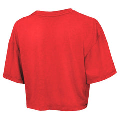 Philadelphia Phillies Majestic Threads Women's Boxy Crop T-Shirt - Red