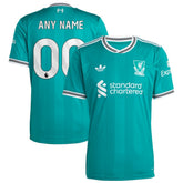 Liverpool 2025/26 Third Replica Custom Jersey - Green | Adidas sale