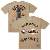 San Francisco Giants Legacy Defined T-Shirt - Cream | Mitchell & Ness