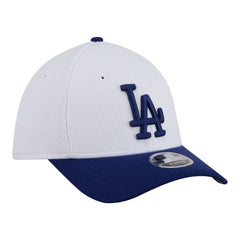 Los Angeles Dodgers Youth Baseball 39THIRTY M-Crown Flex Hat - White/Royal | New Era