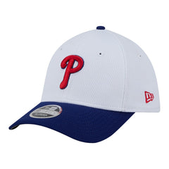 Philadelphia Phillies Youth Baseball 39THIRTY M-Crown Flex Hat - White/Red | New Era