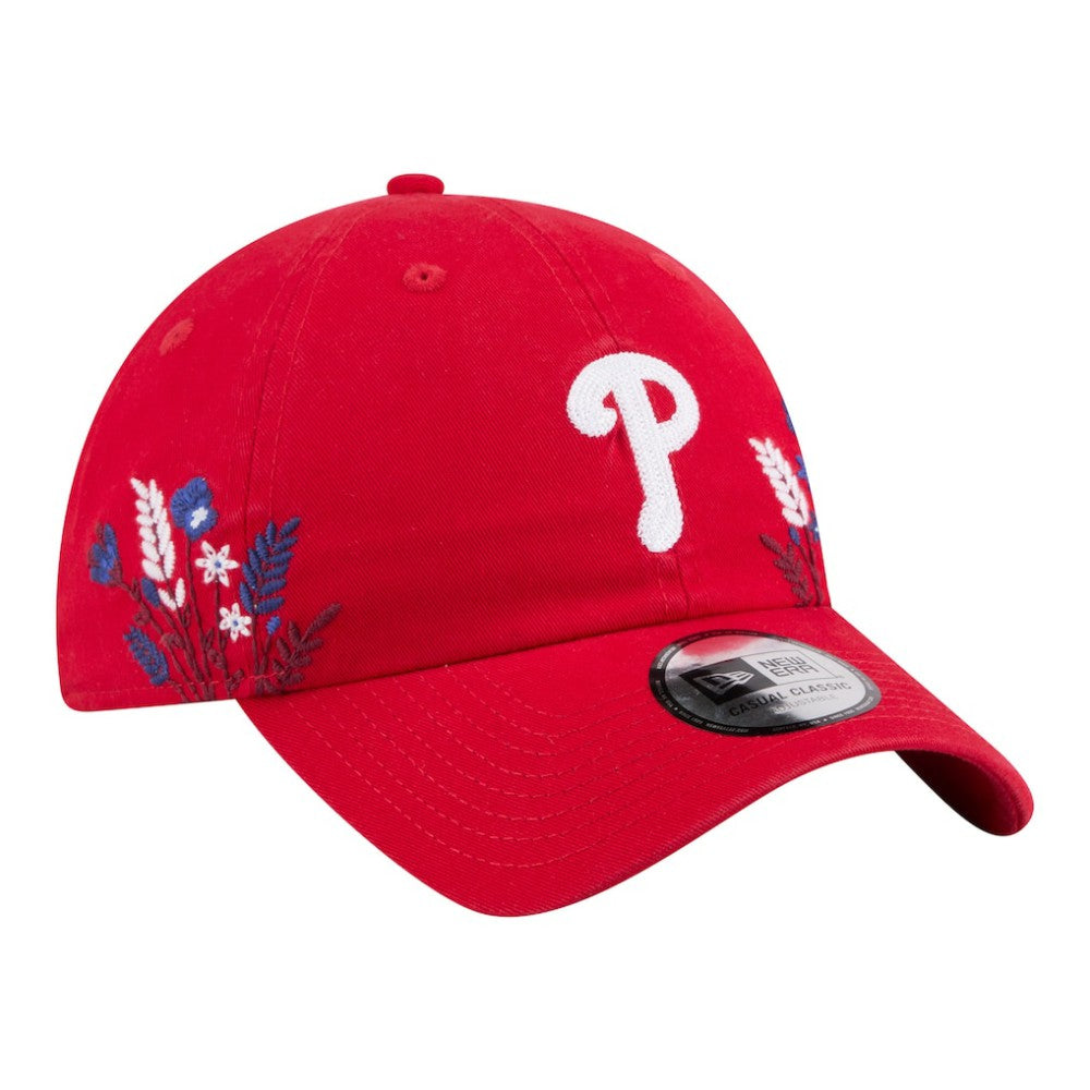 Philadelphia Phillies Women's Wildflower Casual Classic Adjustable Hat - Red | New Era