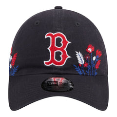 Boston Red Sox Women's Wildflower Casual Classic Adjustable Hat - Navy | New Era