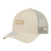 New York Yankees Women's Tonal Patch 9FORTY M-Crown A-Frame Trucker Adjustable Hat - Light Beige | New Era