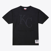 Kansas City Royals Cooperstown Collection Phantom T-Shirt - Black | Mitchell & Ness
