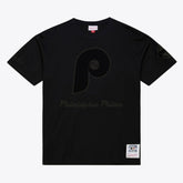 Philadelphia Phillies Cooperstown Collection Phantom T-Shirt - Black | Mitchell & Ness