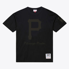 Pittsburgh Pirates Cooperstown Collection Phantom T-Shirt - Black | Mitchell & Ness
