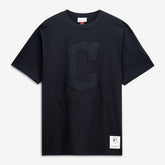 Cleveland Guardians Cooperstown Collection Phantom T-Shirt - Black | Mitchell & Ness