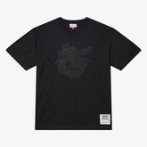 Baltimore Orioles Cooperstown Collection Phantom T-Shirt - Black | Mitchell & Ness