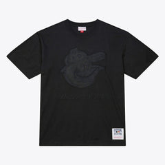 Baltimore Orioles Cooperstown Collection Phantom T-Shirt - Black | Mitchell & Ness