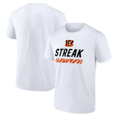 Cincinnati Bengals Streak T-Shirt - White cheap
