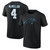 Tetairoa McMillan Carolina Panthers Icon Name & Number T-Shirt - Black online