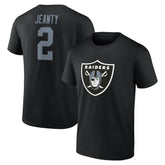 Ashton Jeanty Las Vegas Raiders Icon Name & Number T-Shirt - Black cheap