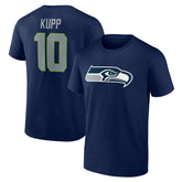 Cooper Kupp Seattle Seahawks Icon Name & Number T-Shirt - College Navy discount