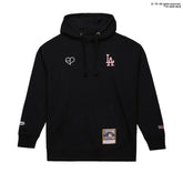 Los Angeles Dodgers x BLACKPINK Pullover Hoodie - Black - Limited Edition | Mitchell & Ness