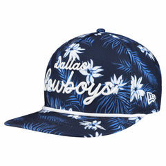 Dallas Cowboys New Era Palm Print A-Frame 9FIFTY Snapback Hat - Navy online