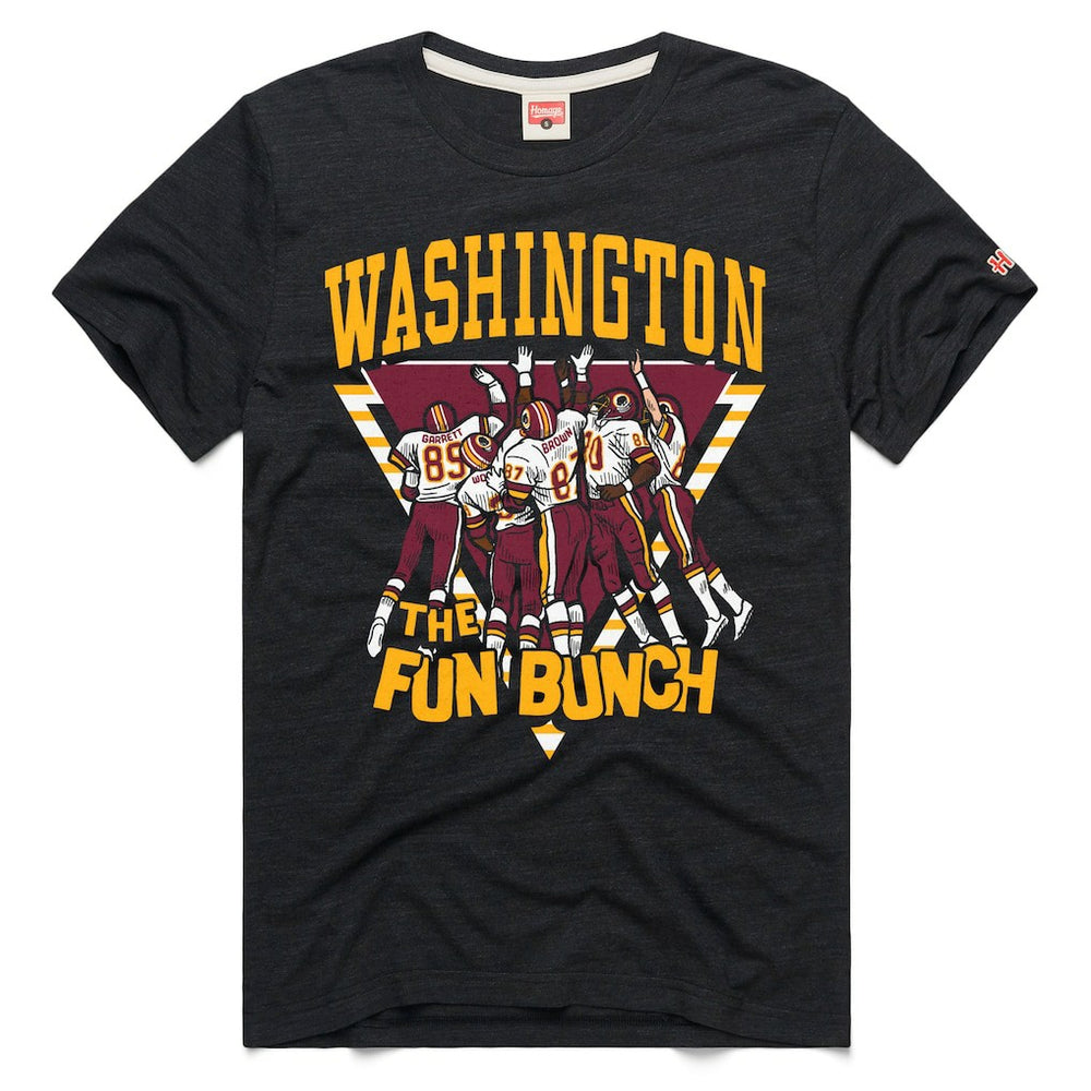 Washington Commanders Homage The Fun Bunch Tri-Blend T-Shirt - Charcoal outlet