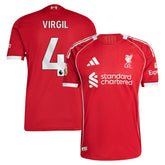 Virgil van Dijk Liverpool 2025/26 Home Jersey - Red | Adidas sale