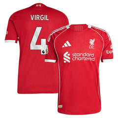 Virgil van Dijk Liverpool 2025/26 Home Jersey - Red | Adidas sale