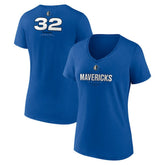 Cooper Flagg Dallas Mavericks Women's Name & Number V-Neck T-Shirt sale - Blue on sale