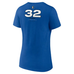 Cooper Flagg Dallas Mavericks Women's Name & Number V-Neck T-Shirt sale - Blue on sale
