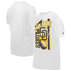 San Diego Padres Big Graphic Domestic T-Shirt - White | New Era