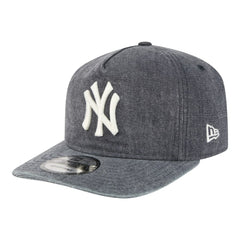 New York Yankees Denim Classic 19TWENTY Adjustable Hat - Navy Heather | New Era