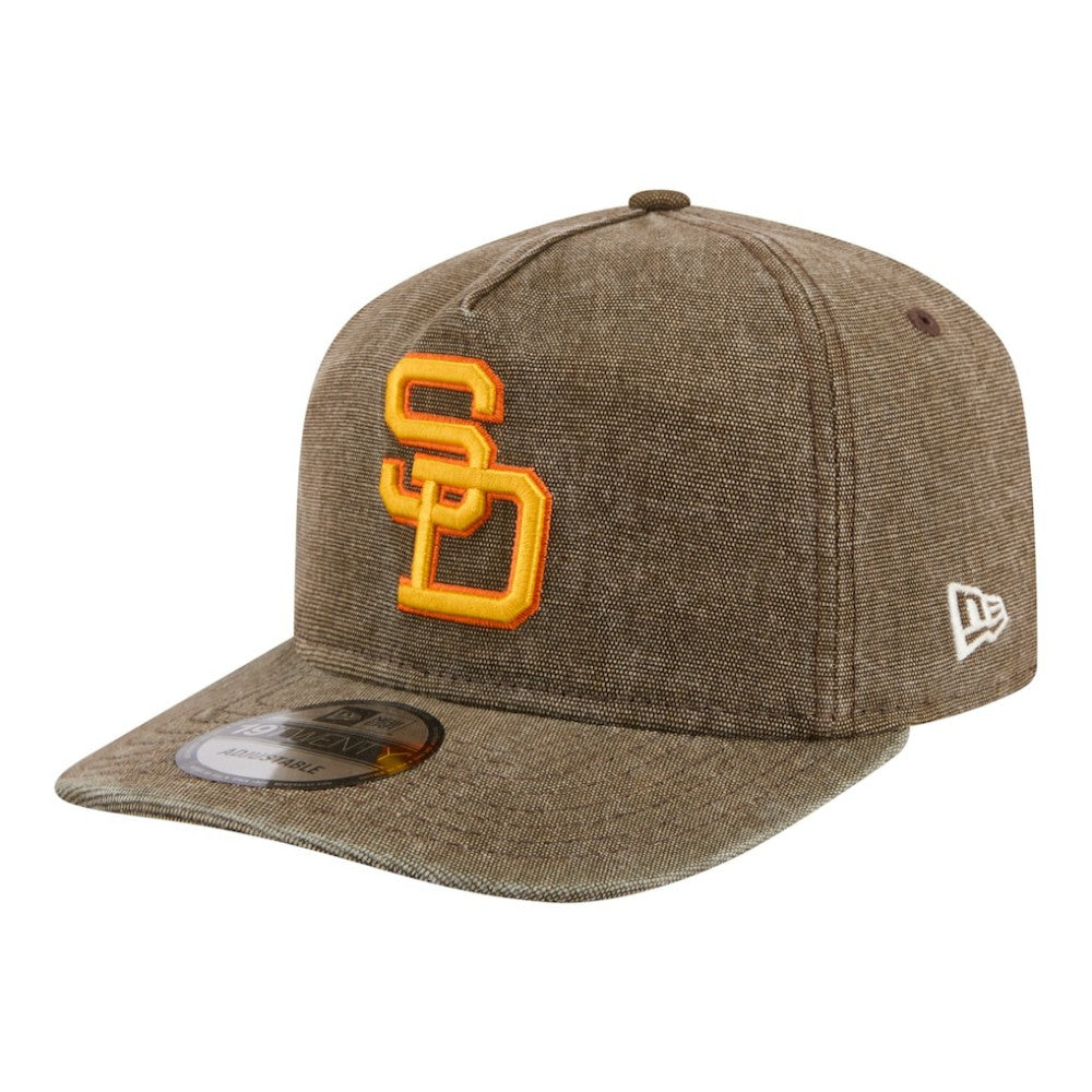 San Diego Padres Throwback Denim Classic 19TWENTY Adjustable Hat - Brown | New Era
