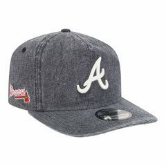 Atlanta Braves Denim Classic 19TWENTY Adjustable Hat - Navy Heather | New Era