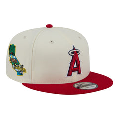Los Angeles Angels Localized 9FIFTY Snapback Hat - Cream/Red | New Era
