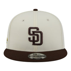 San Diego Padres Localized 9FIFTY Snapback Hat - Cream/Brown | New Era
