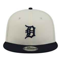 Detroit Tigers Localized 9FIFTY Snapback Hat - Cream/Navy | New Era