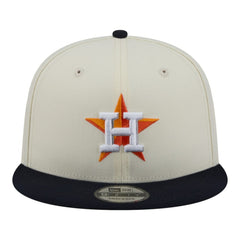 Houston Astros Localized 9FIFTY Snapback Hat - Cream/Navy | New Era
