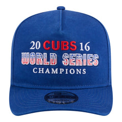 Chicago Cubs 2016 World Series Champions Historic 9FIFTY A-Frame Snapback Hat - Royal | New Era