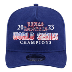 Texas Rangers 2023 World Series Champions Historic 9FIFTY A-Frame Snapback Hat - Royal | New Era